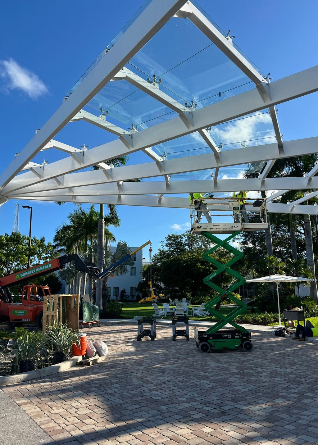 Open Sky custom metal structure project